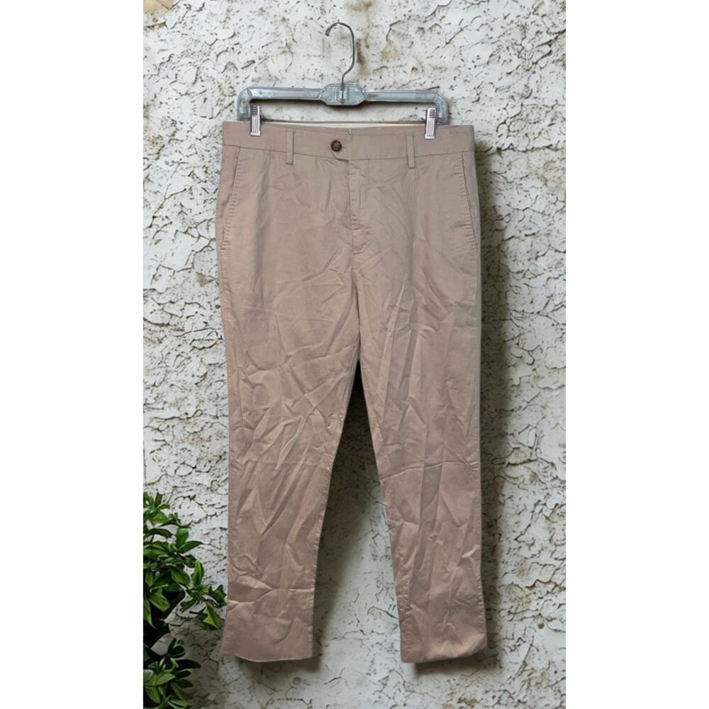 Faherty Reserve Movement Pants Mens 32x30 Khaki Stretch Chino Casual Portugal